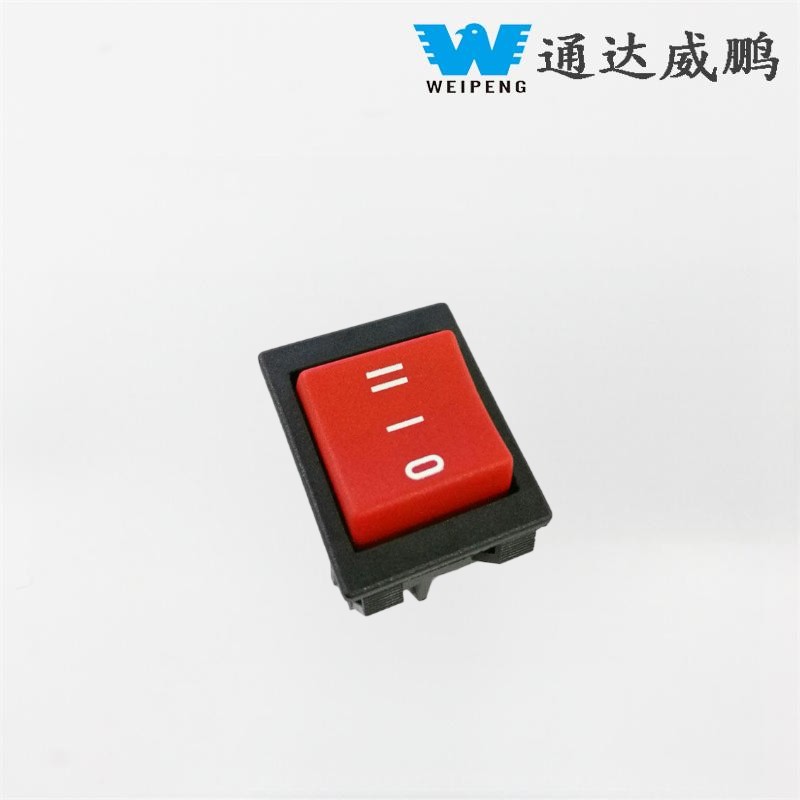 6-pinowy, 3-pozycyjny przełącznik wysokoprądowy z podwójnym resetem 16A