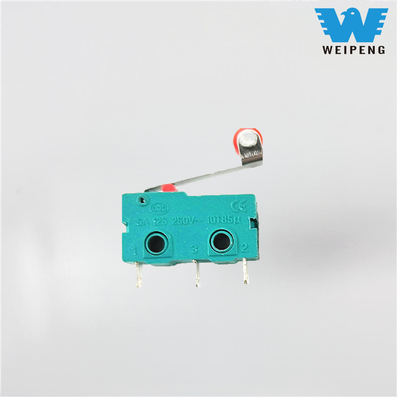 Mikroprzełącznik rolkowy z trójnożną dźwignią